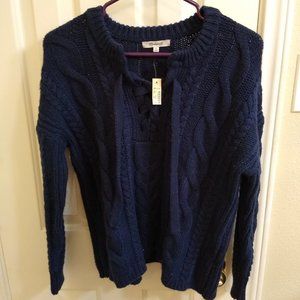 Madewell Blue Knit Sweater Size M